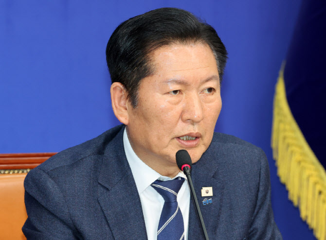 제7차 고위당정협의회에서 발언하는 정청래 대표                                                                                                                                                     