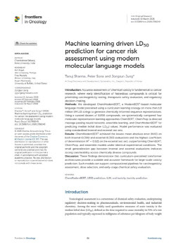 Syntekabio Suggests Potential of AI-Based Toxicity Prediction for Carcinogenic Risk Assessment