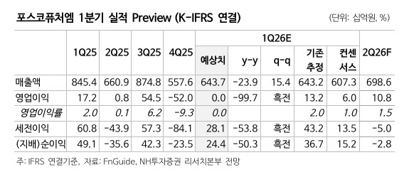 포스코퓨처엠, 음극재 수주 잇따라…양극재 부진 속 '한 줄기 빛'-NH
