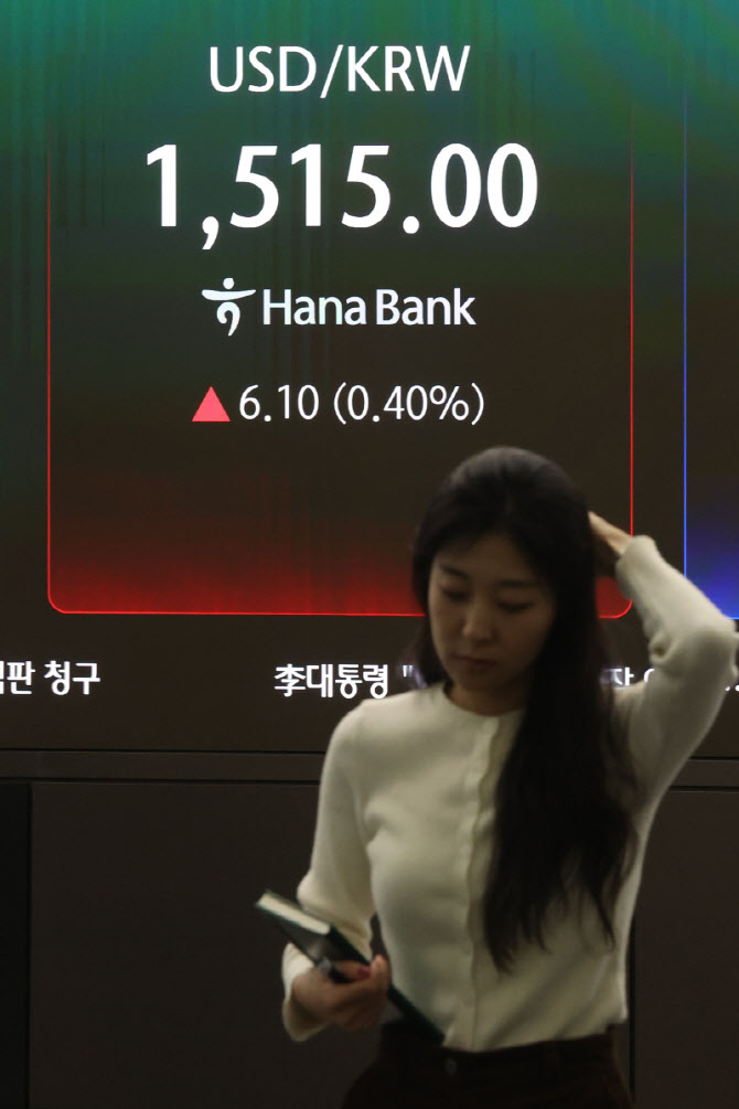 [포토]중동분쟁 장기화 우려에 맥 못추는 원화