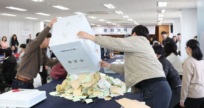 6·3지방선거 앞두고 모의개표                                                                                                                                                                      