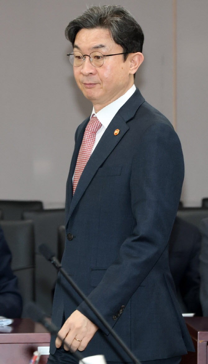 가계부채 점검회의 입장하는 이억원 금융위원장                                                                                                                                                      