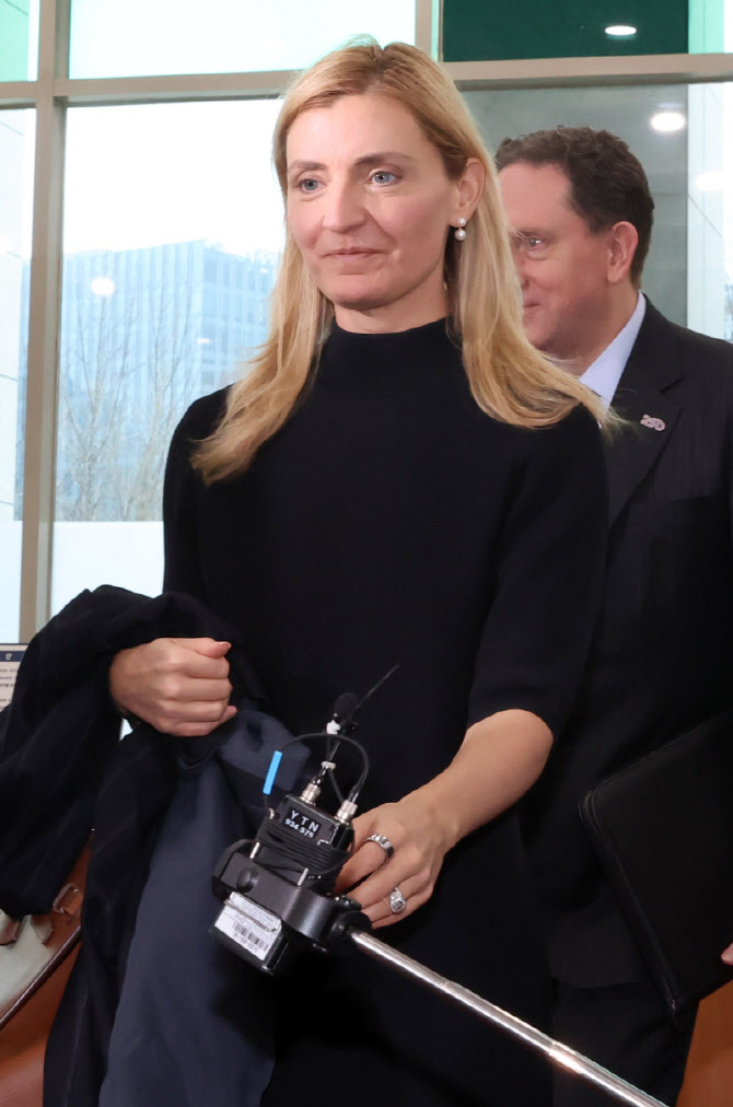 방한한 세라 로저스 미국 국무부 공공외교 담당 차관                                                                                                                                                 