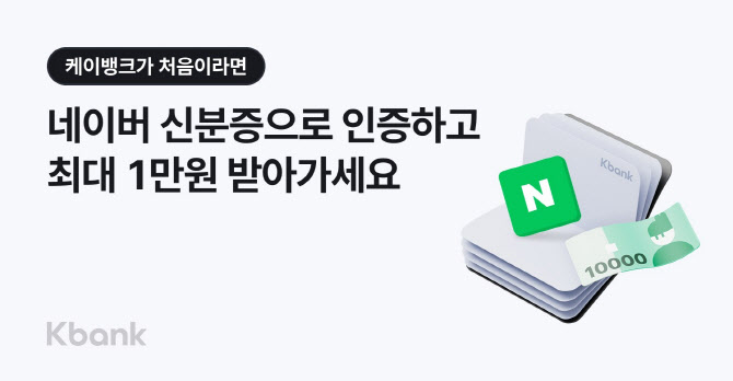 케이뱅크·네이버, 모바일 신분증 연계 기념 이벤트