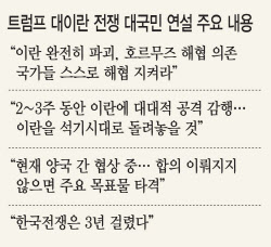 美 "호르무즈 해협 알아서 지켜라"…에너지·원자재 위기 더 커졌다