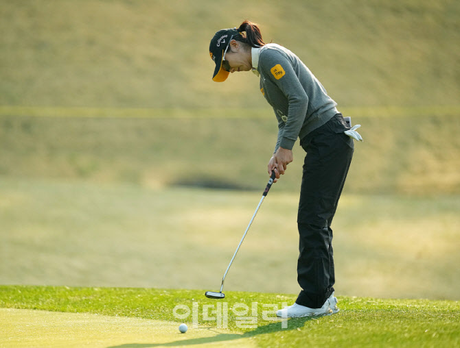 안송이,버디 퍼트 들어가라                                                                                                                                                                         