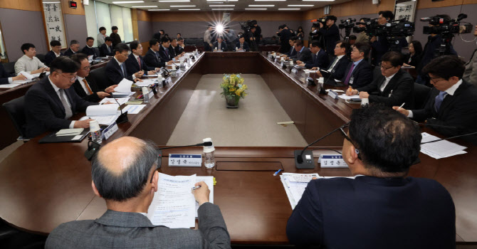 중동상황 피해업종 관련 산업·금융권 간담회                                                                                                                                                        