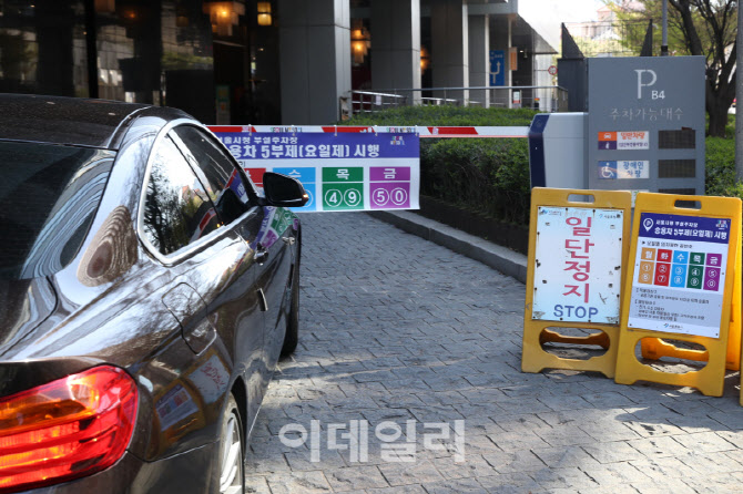  8일부터 공공기관 차량 홀짝제                                                                                                                                                                     