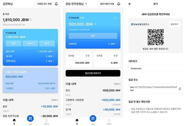 다날핀테크-JB전북은행, 원화 스테이블코인 플랫폼 실증 완료