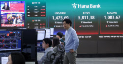 21만전자·103만닉스 지켰다…코스피, 5900 코앞 마감