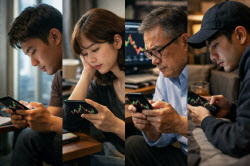 눈 깜박하면 주가 뒤집힌다…출퇴근길에도 폰 못놓는 개미