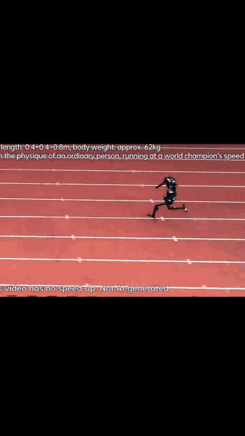 100m에 9.9초…中휴머노이드, 우사인 볼트 0.42초차 추격