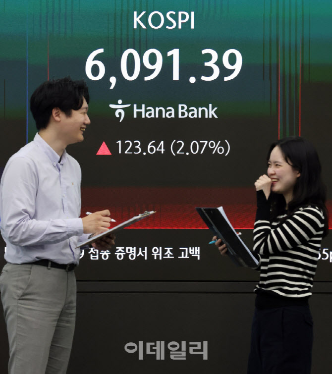 코스피, 전쟁 이후 첫 '6000피'…반도체 주도장 이어질까