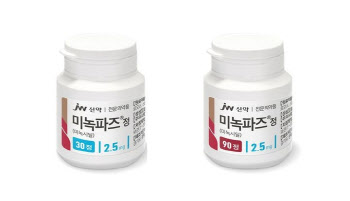 JW신약, 저용량 고혈압치료제 '미녹파즈정 2.5㎎' 본격 판매