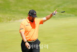 [포토] 정찬민, 버디 성공하며