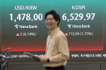 코스피, 사상 첫 6500선 돌파…반도체 실적호조에 연일 '사상최고'