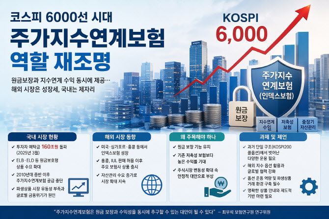 코스피 6000 시대에도 커진 변동성…해법은 ‘주가지수연계보험’