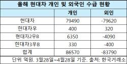 실적 아쉬워도 현대차 베팅하는 개미…외인과 정반대 행보