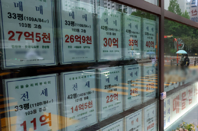 [포토]양도세 중과 부활 앞두고…송파 이어 서초 상승 전환