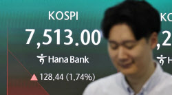 코스피, 종전 기대감에 장중 7500선 돌파…최고가 행진