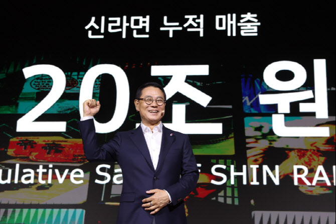 [포토]농심 신라면 누적 매출 20조원