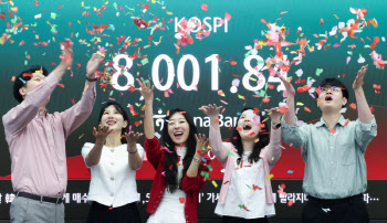 [속보]코스피, 사상 첫 8000포인트 돌파