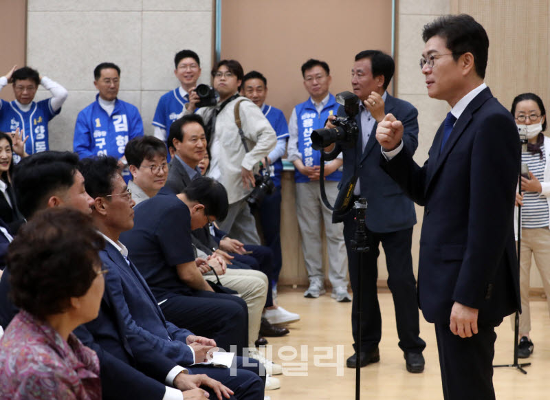  지지선언에 감사 인사                                                                                                                                                                             
