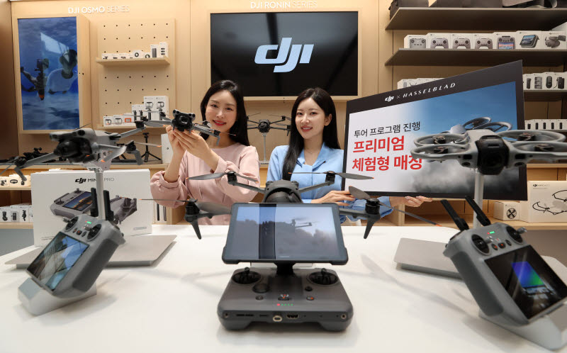 [포토]DJI X 핫셀블라드 플래그십 매장 가로수길에 상륙