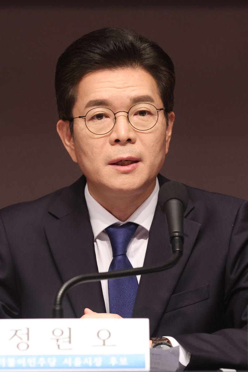 안전 강조하는 정원오 더불어민주당 후보                                                                                                                                                            