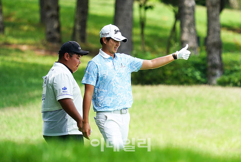  양지호, 이글 성공하며 환호                                                                                                                                                                       