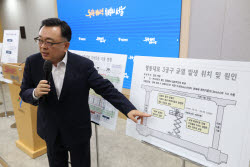 [포토]영동대로 복합개발사업 건설공사 관련 GTX-A 철근 누락                                                                                                                                               