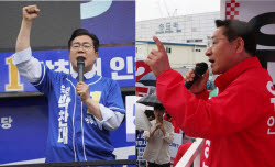 박찬대 지지율, 3개월간 유정복에 10% 이상 앞서