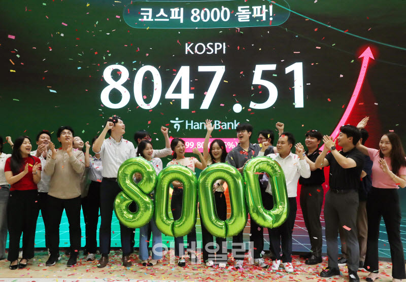  코스피 8047.51 마감                                                                                                                                                                              