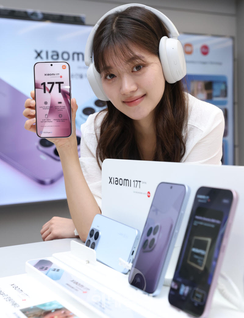 샤오미코리아 Xiaomi 17T 출시, 'AI 기반 이미징 기능 탑재'                                                                                                                                