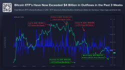 비트코인 현물 ETF, '역대 최장' 10일 연속 순유출…"공포 최정점"