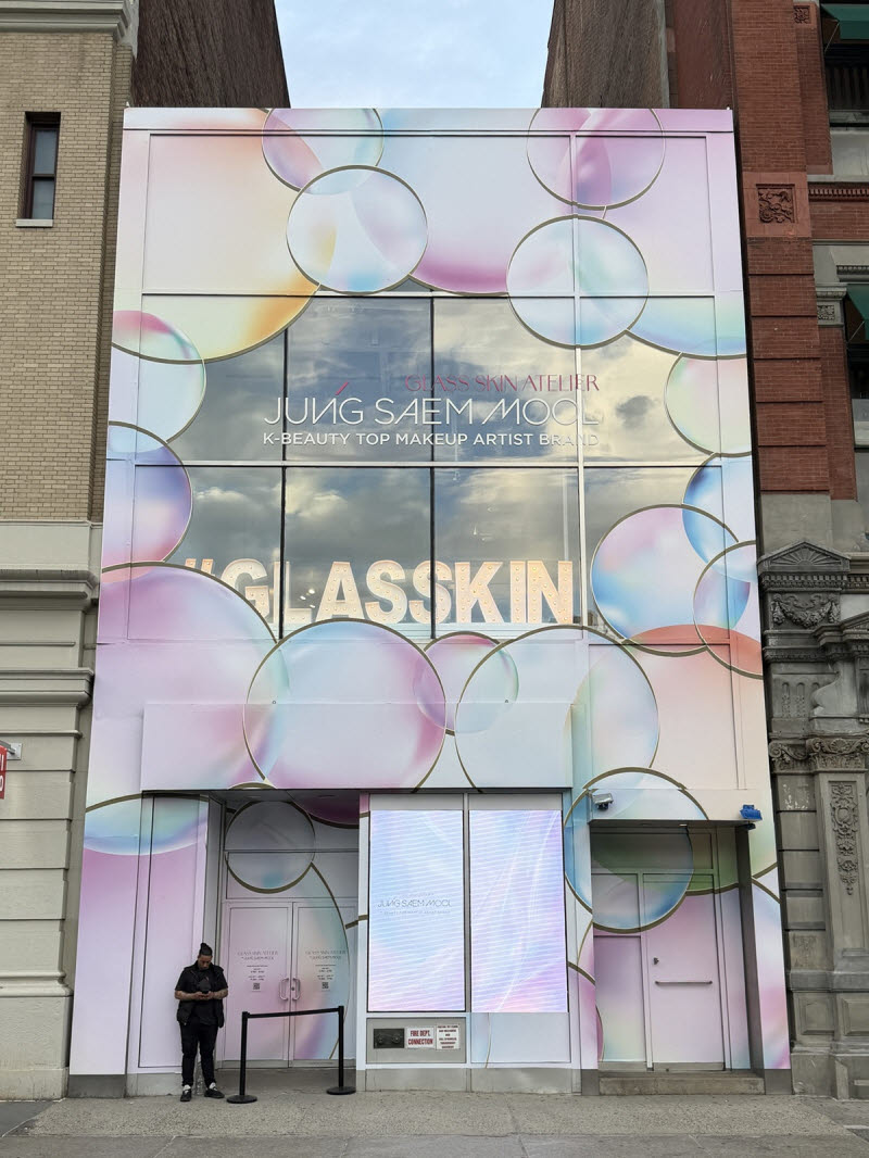 정샘물뷰티, 뉴욕 유니언스퀘어서 ‘Glass Skin Atelier’ 팝업 운영