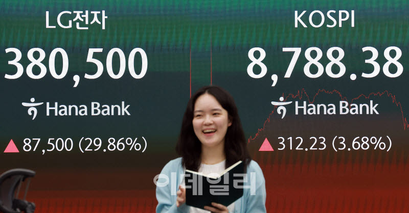 [포토]LG전자 상한가