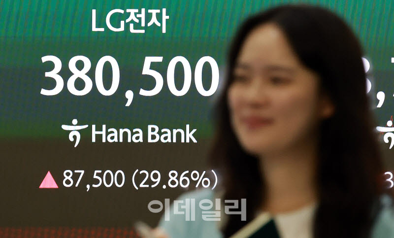 [포토]LG전자 급등세