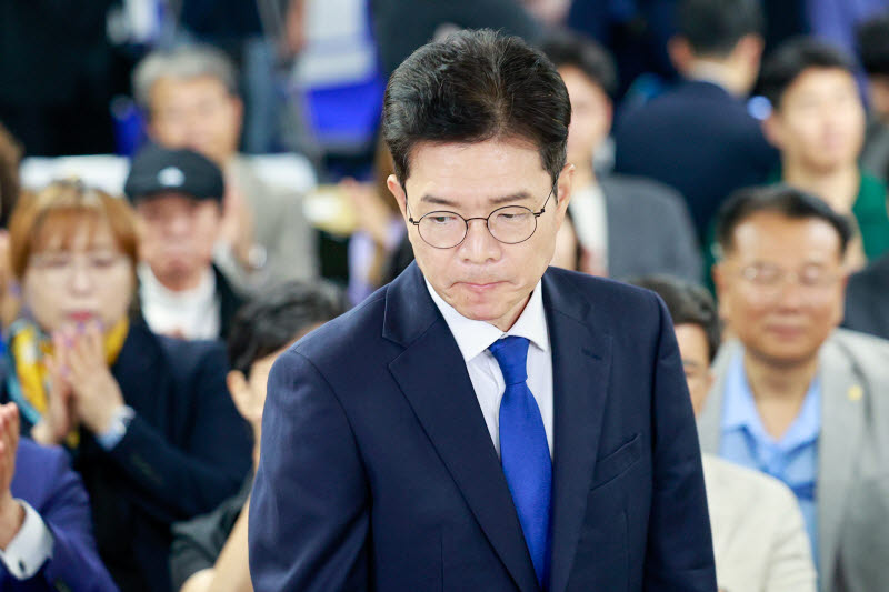 승복입장 밝힌 정원오 더불어민주당 서울시장 후보                                                                                                                                                   