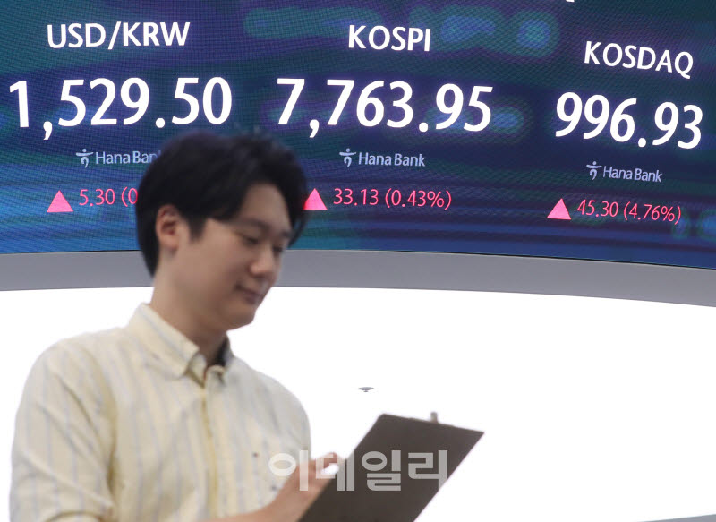 [포토] 코스피 코스닥 동반 상승