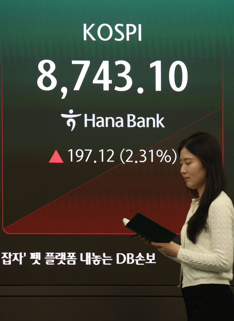 [포토]코스피, 이틀째 상승