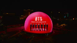 돔 스크린 채운 BTS…자이언트스텝, 'MSG 스피어' 영상 제작