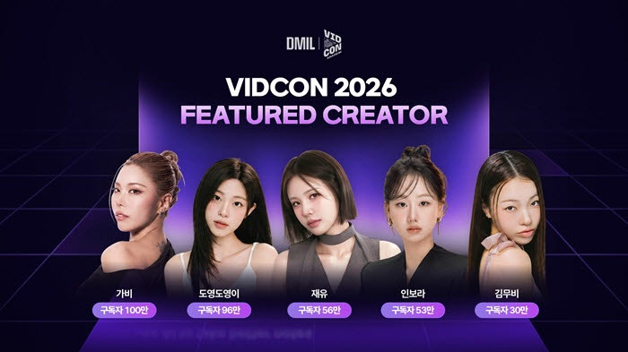 K뷰티 크리에이터 5인, 비드콘 2026 VIP 무대 최초 진출