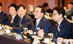 [포토]인사말하는 박홍근 기획예산처 장관                                                                                                                                                                 