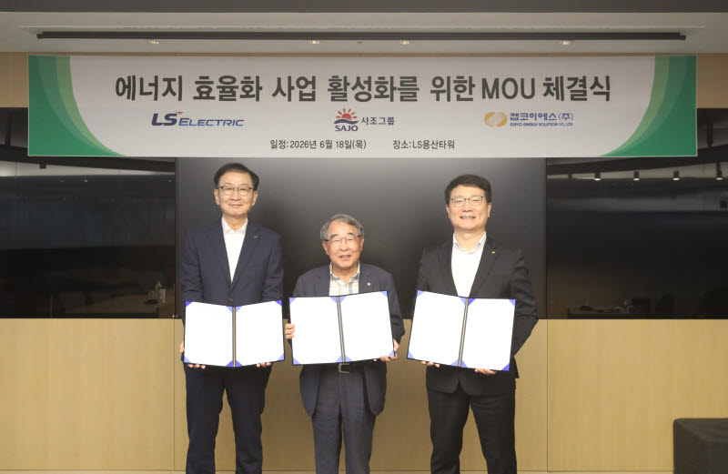 LS일렉트릭, 사조그룹·켑코이에스와 에너지 효율화 사업 확대