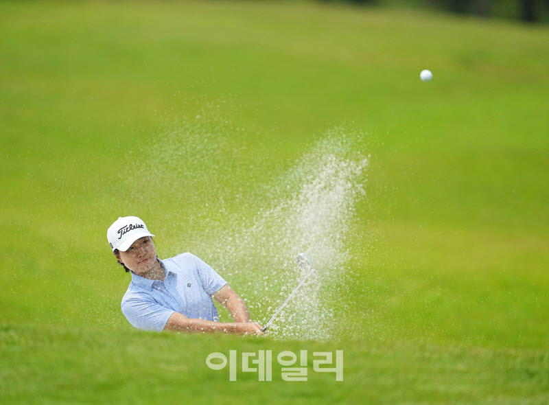 김지수,노련한 벙커샷                                                                                                                                                                              