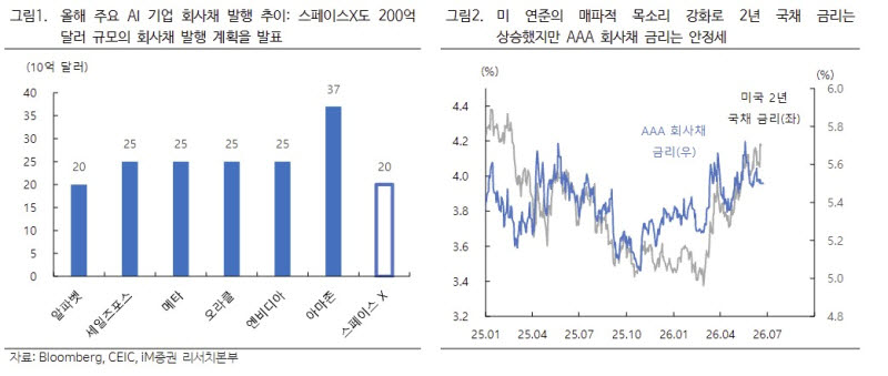 스페이스X도 회사채 발행…“AI 부채 우려, 아직 일러”