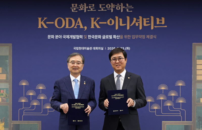 문체부·외교부, 문화 공적개발원조 협력 강화…K컬처 확산 추진