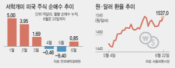 다시 미장 사는 서학개미…환율 상승 압력 가중