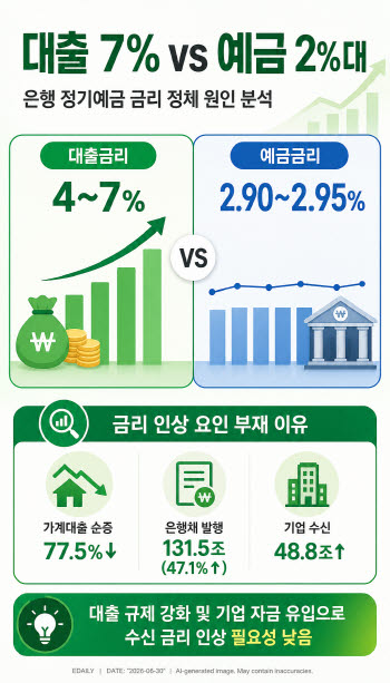 대출이자 고공행진에도…2%대 묶인 5대 은행 '정기예금'